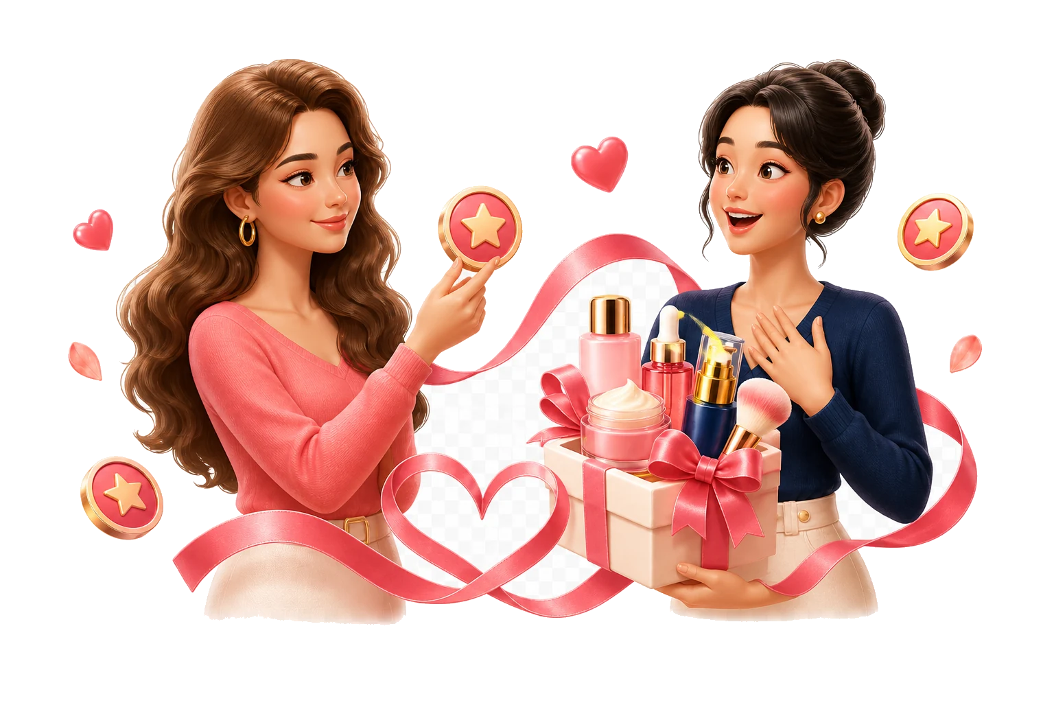 Turn love into reach visual for beauty brands