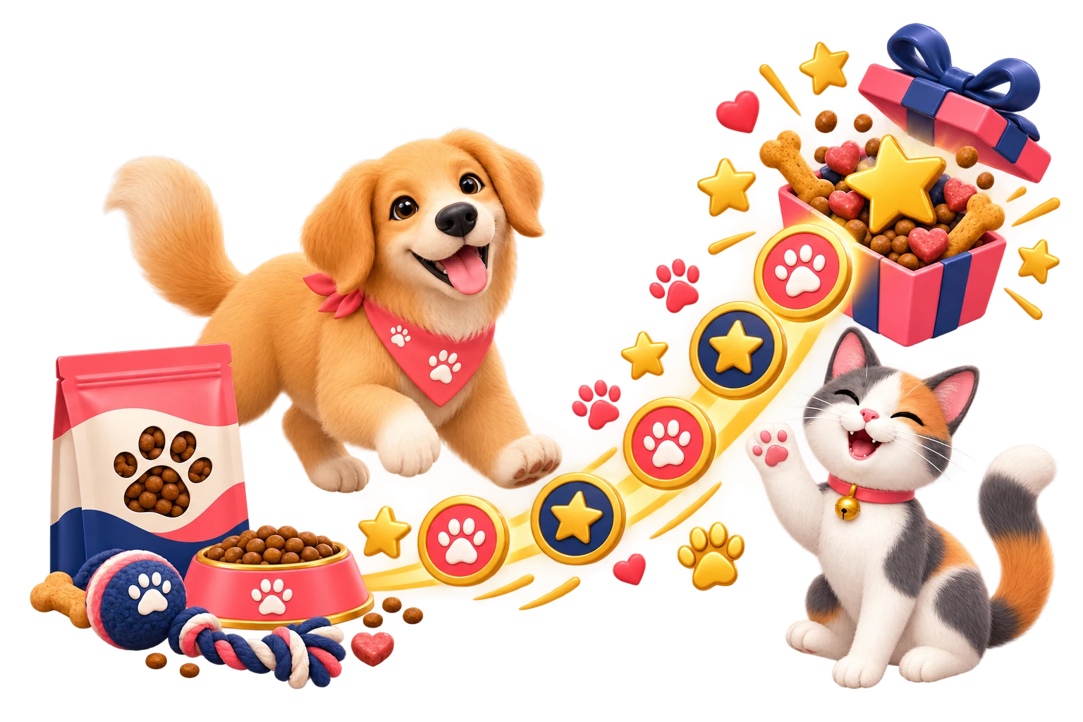 Reward the repeat visual for pet care brands